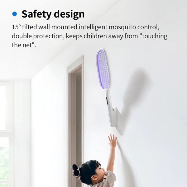 Електронна мухобійка Xiaomi Quality zero digital mosquito swatter technology version S2 724914169 фото