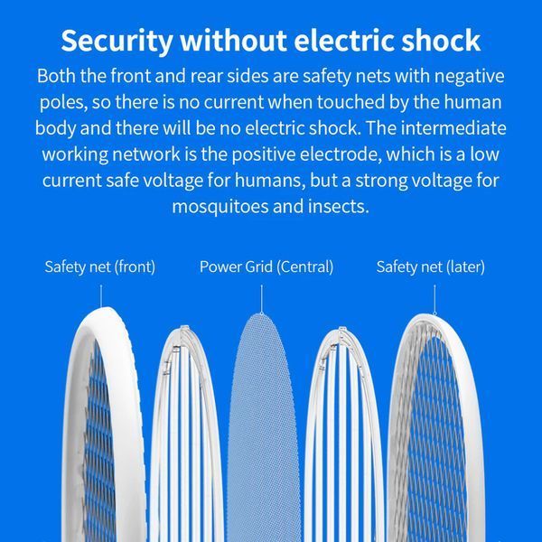 Електронна мухобійка Xiaomi Quality zero digital mosquito swatter technology version S2 724914169 фото