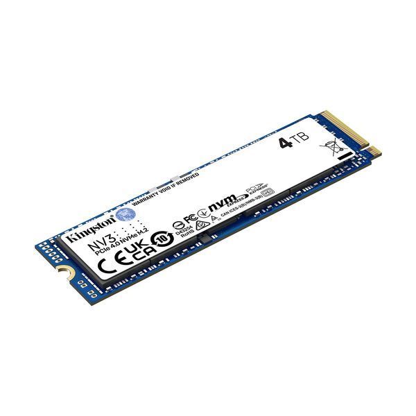 Накопичувач SSD M.2 Kingston NV3 4000GB NVMe 2280 PCIe 4.0 x4 3D NAND 689325418 фото
