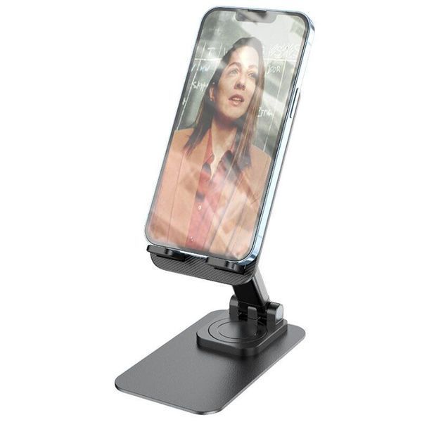 Держатель для телефона HOCO PH50 Ivey folding rotatable desktop holder Black 250433427 фото