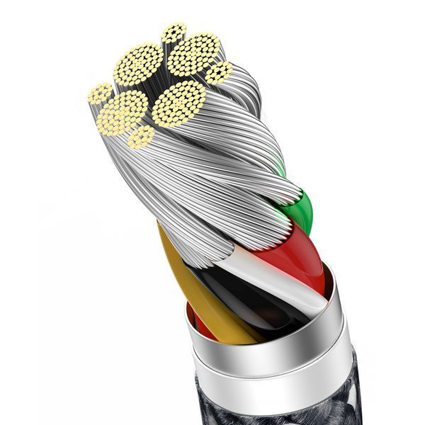 Кабель Baseus Dynamic Series Fast Charging Data Cable USB to Type-C 100W 2m Slate Gray 503713620 фото