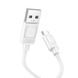 Кабель HOCO X122 Benefit silicone charging data cable Type-C White 785899791 фото 4