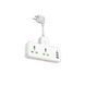 Сетевой подовжувач HOCO AC11A Voyage 2-position expansion socket(1C3A) (8.5 cm) White 433576510 фото 1