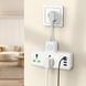 Сетевой подовжувач HOCO AC11A Voyage 2-position expansion socket(1C3A) (8.5 cm) White 433576510 фото 6