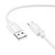 Кабель HOCO X122 Benefit silicone charging data cable Type-C White 785899791 фото 3