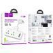 Сетевой подовжувач HOCO AC11A Voyage 2-position expansion socket(1C3A) (8.5 cm) White 433576510 фото 7