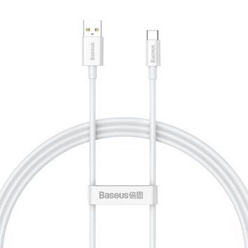 Кабель Baseus Superior Series Fast Charging Data Cable USB to Type-C 100W 1m Moon White 106488744 фото