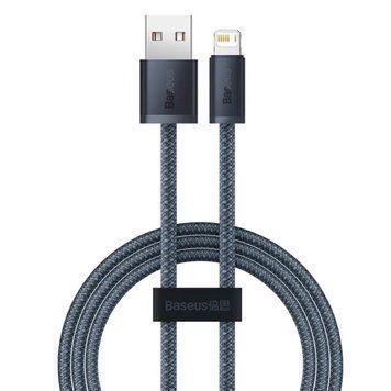Кабель Baseus Dynamic Series Fast Charging Data Cable USB to iP 2.4A 1m Slate Gray 714592675 фото