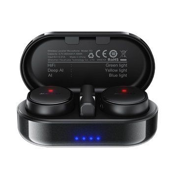 Бездротова мікрофонна система ACEFAST R3 dual-mic (Type-C) Black 113580976 фото