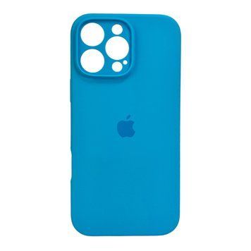 Чохол для смартфона Silicone Full Case AA Camera Protect for Apple iPhone 16 Pro 44,Light Blue 103917548 фото