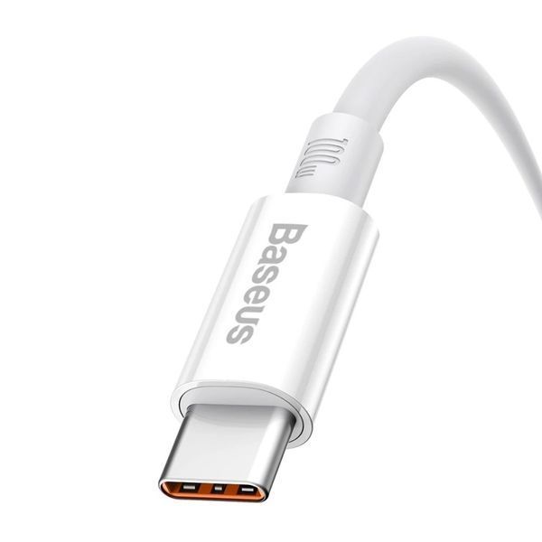 Кабель Baseus Superior Series Fast Charging Data Cable USB to Type-C 100W 1m Moon White 106488744 фото