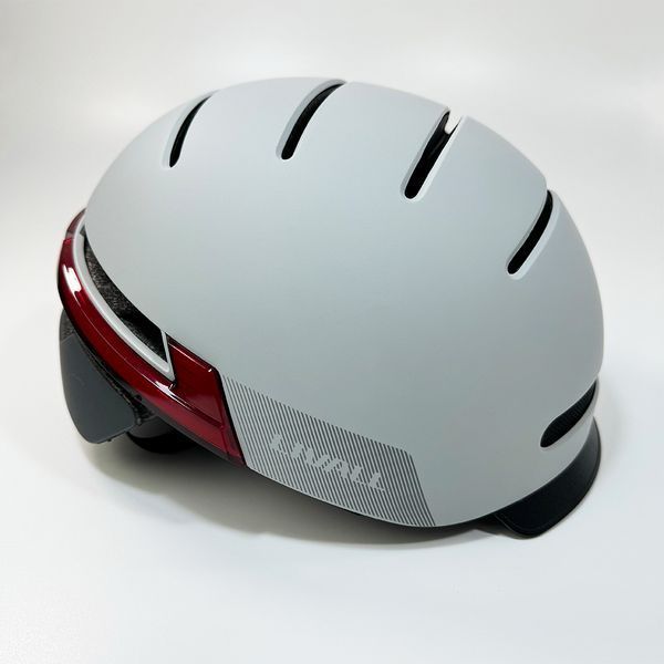 Захисний шолом Livall BH51M NEO (L) Sandstone Grey (57-61см), акустика, мікрофон, сигнали поворотів та стопів, додаток, пульт BR80, Bluetooth 101913958 фото