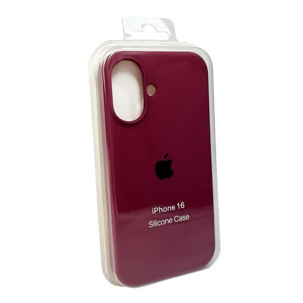 Чохол для смартфона Silicone Full Case AA Open Cam for Apple iPhone 16 47,Plum 212530628 фото