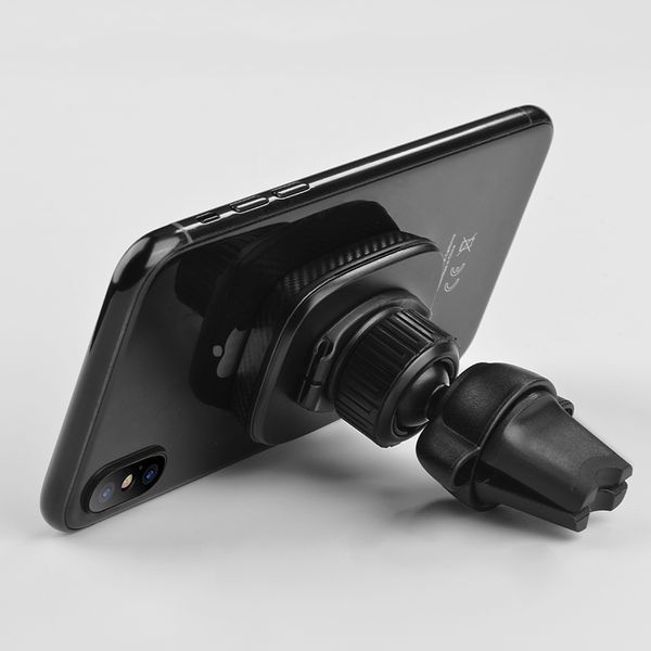 Автодержатель для телефона HOCO CA23 Lotto series magnetic air outlet holder Black 617122612 фото