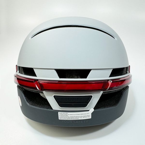 Захисний шолом Livall BH51M NEO (L) Sandstone Grey (57-61см), акустика, мікрофон, сигнали поворотів та стопів, додаток, пульт BR80, Bluetooth 101913958 фото