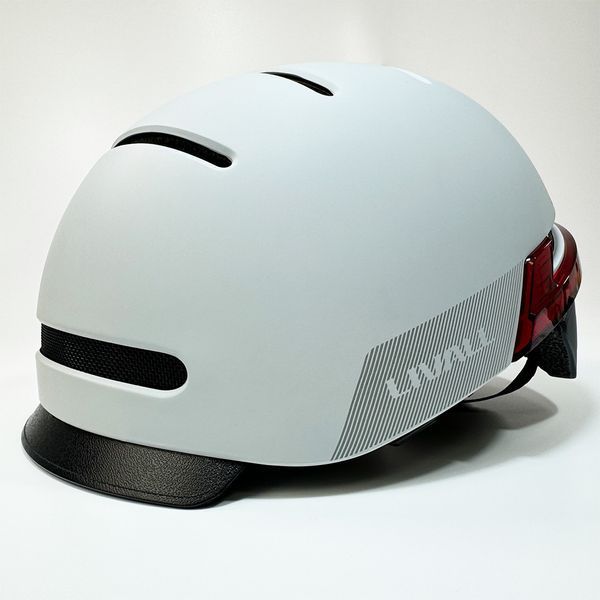 Захисний шолом Livall BH51M NEO (L) Sandstone Grey (57-61см), акустика, мікрофон, сигнали поворотів та стопів, додаток, пульт BR80, Bluetooth 101913958 фото