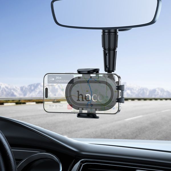Автотримач для телефона HOCO H88 Rally ultra-thin car holder(rear view mirror) 935759343 фото