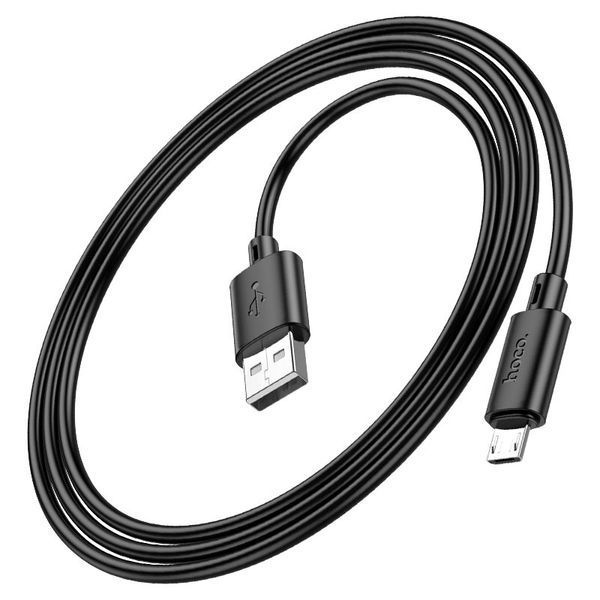 Кабель HOCO X88 Gratified charging data cable for Micro Black 267057943 фото