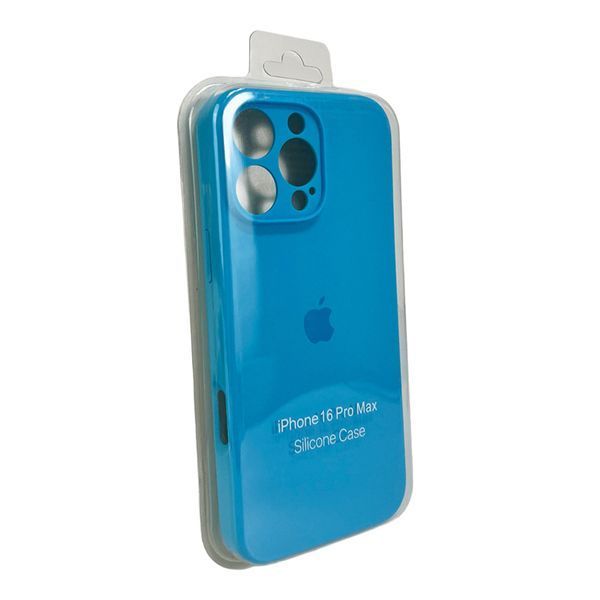 Чохол для смартфона Silicone Full Case AA Camera Protect for Apple iPhone 16 Pro 44,Light Blue 103917548 фото