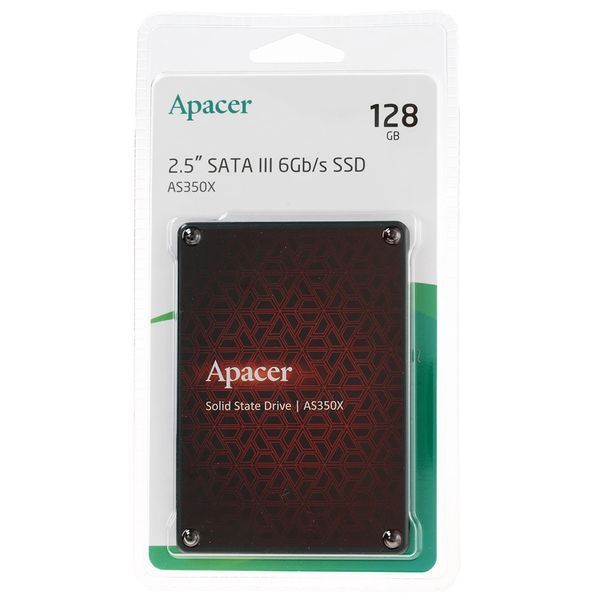 Накопитель SSD Apacer AS350X 128GB 2.5" 7mm SATAIII 3D NAND 483347853 фото