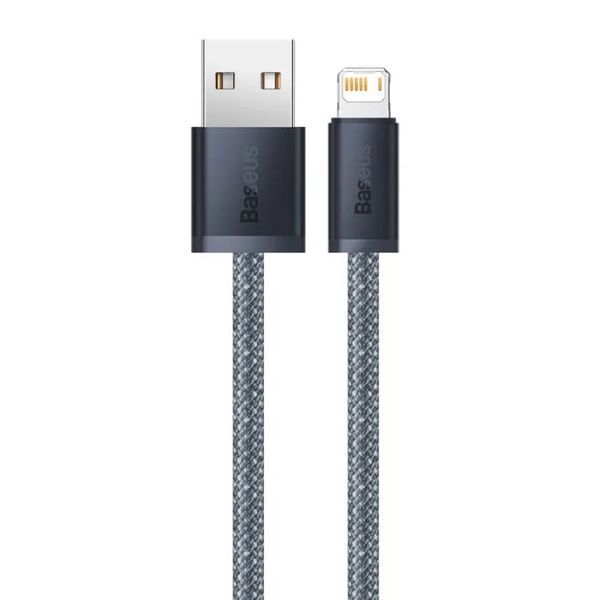 Кабель Baseus Dynamic Series Fast Charging Data Cable USB to iP 2.4A 1m Slate Gray 714592675 фото