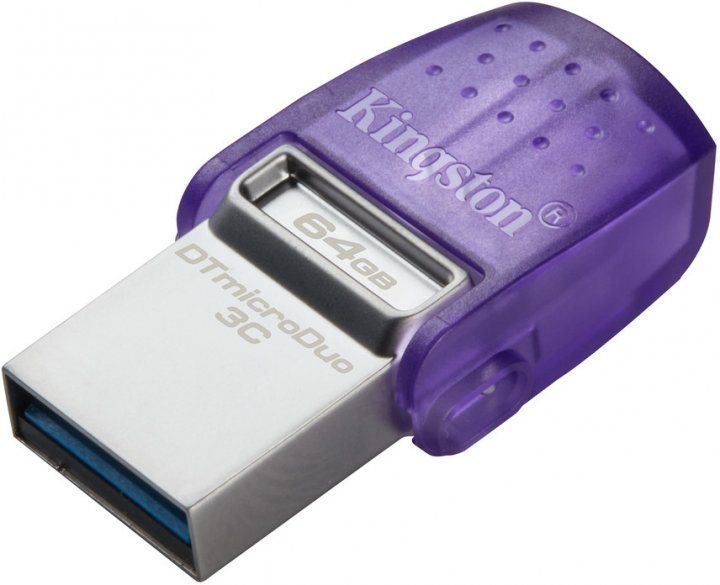 Флеш-накопитель Kingston USB 3.2 DT microDuo 3C 64GB (Type-A/Type-C) (200Mb/s) 978192609 фото