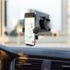 Автодержатель для телефона HOCO CA83 David one-button center console car holder Black 893523477 фото 7
