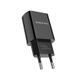 Мережевий зарядний пристрій BOROFONE BA20A Sharp single port charger 10.5W Black 781257725 фото 3