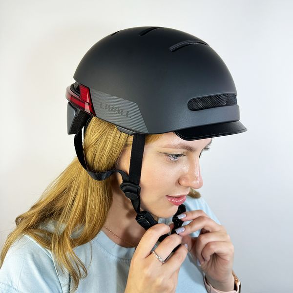 Захисний шолом Livall BH51M NEO (L) Black (57-61см), акустика, мікрофон, сигнали поворотів та стопів, додаток, пульт BR80, Bluetooth 901272039 фото