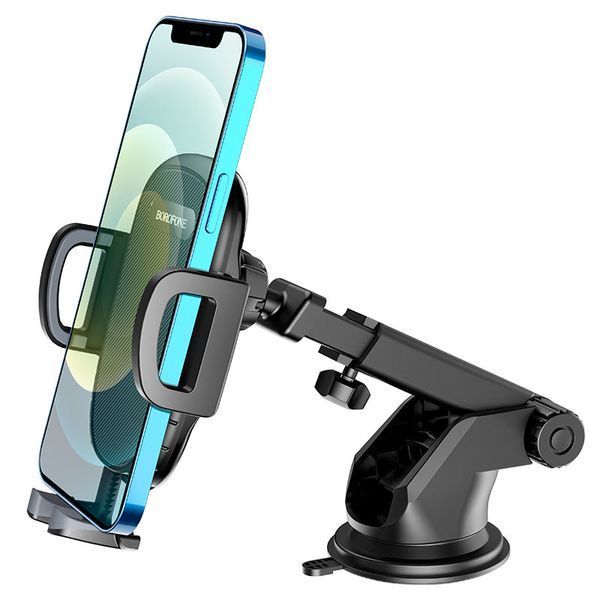 Автодержатель для телефона BOROFONE BH53 Windy center console car holder Black Grey 275507107 фото