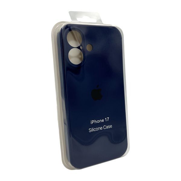 Чохол для смартфона Silicone Full Case AA Camera Protect for Apple iPhone 17 39,Navy Blue 789139358 фото