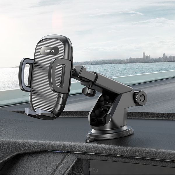 Автодержатель для телефона BOROFONE BH53 Windy center console car holder Black Grey 275507107 фото