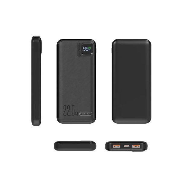 Зовнішній акумулятор WUW Y137 （PD22.5W quick charge) 10000mAh Black 436035189 фото