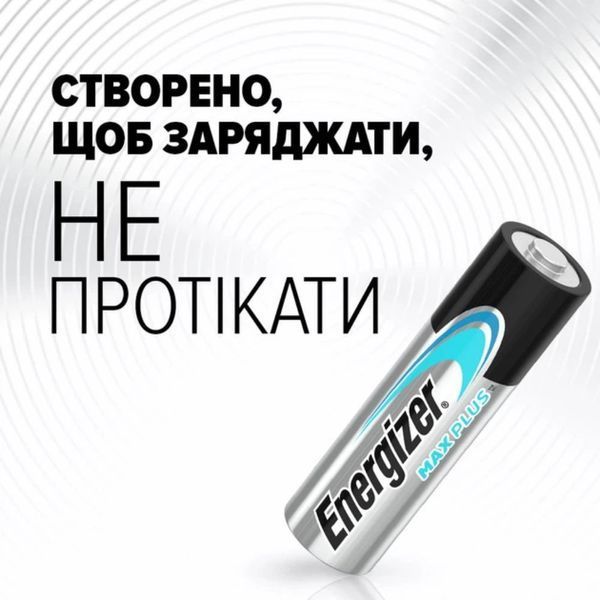 Батарейка Energizer LR6/AA Max Plus Alkaline (4шт) 768177299 фото