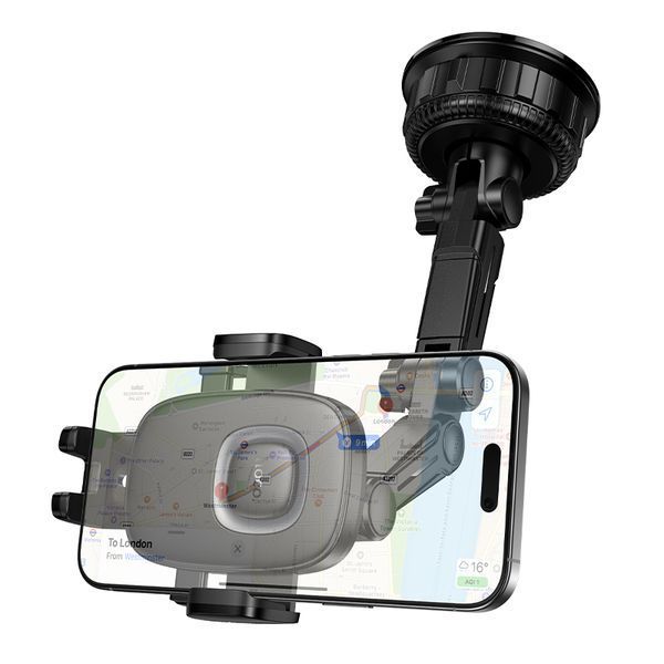 Автотримач для телефона HOCO H89 Crown large suction cup car holder(center console) 857834794 фото