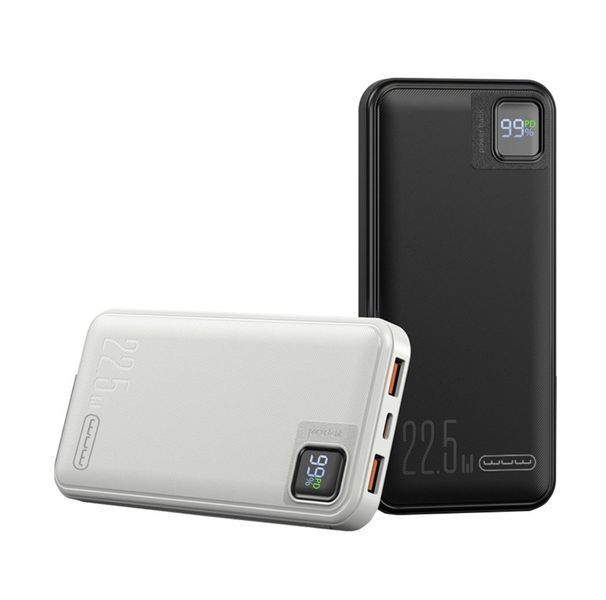 Зовнішній акумулятор WUW Y137 （PD22.5W quick charge) 10000mAh Black 436035189 фото