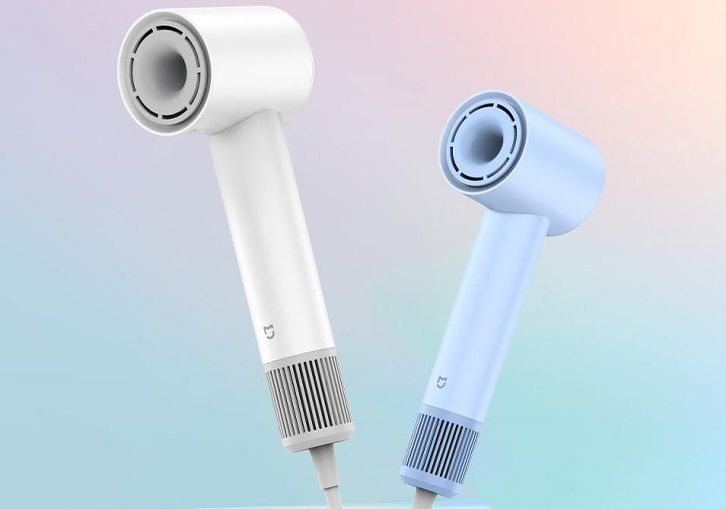 Фен Xiaomi MiJia Hair Dryer H501 SE Blue + (переходник на EU розетку) 224767521 фото