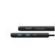 USB-хаб Baseus Lite Series 6-Port Type-C HUB Docking Station (Type-C to HDMI+USB3.0*2+Type-C Data+SD/TF) Black 113223238 фото 3