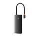 USB-хаб Baseus Lite Series 6-Port Type-C HUB Docking Station (Type-C to HDMI+USB3.0*2+Type-C Data+SD/TF) Black 113223238 фото 1