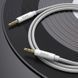 Аудiокабель HOCO UPA19 3.5mm male to 3.5mm male, nylon braid, 1m, Silver 408276578 фото 4