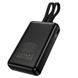 Зовнішній акумулятор HOCO J162A Full power 22.5W+PD20W fully compatible power bank with two cables(20000mAh) Black 960282040 фото 7