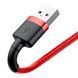 Кабель Baseus Cafule Cable USB For Lightning 2.4A 1m Red+Red 776975850 фото 3