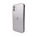 Чехол для смартфона AG Glass Matt Frame Color Logo for Apple iPhone 12 Titanium Grey 381712593 фото 1