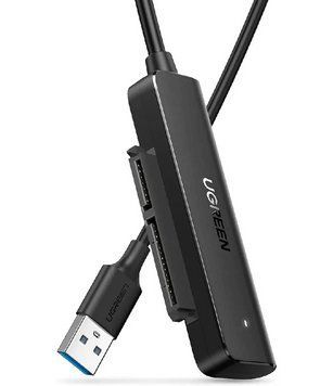 Зовнішня кишеня для накопичувача UGREEN CM321 USB-A to 2.5-Inch SATA Converter 50cm (UGR-70609) 948640862 фото