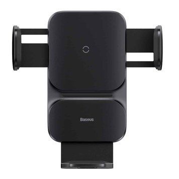 Автодержатель для телефона с БЗУ Baseus Wisdom Auto Alignment 15W Black 619890891 фото