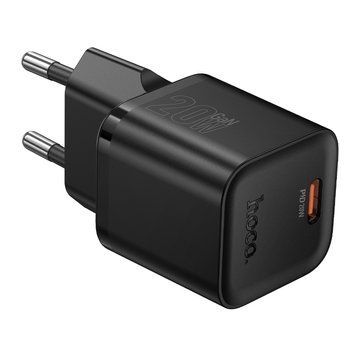 Мережевий зарядний пристрій HOCO N64 Ingenious single port PD20W charger BLack 181207885 фото