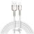 Кабель Baseus Cafule Series Metal Data Cable USB to IP 2.4A 1m White 279919089 фото