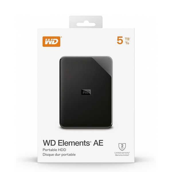 Зовнішній жорсткий диск PHD External 2.5'' WD USB 3.2 Gen1 Elements AE 5Tb Black 304765053 фото