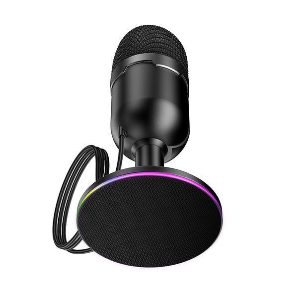 Мікрофон настільний HOCO L25 Bright (USB-A) Black 731129005 фото