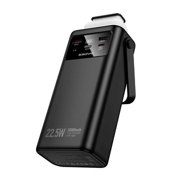 Внешний аккумулятор BOROFONE BJ65 High 22.5W+PD20W+four-cables power bank(30000mAh) Black 177852243 фото